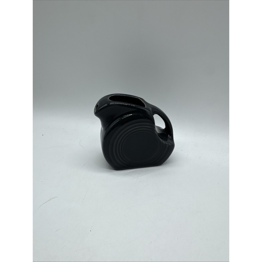 Fiesta Slate Mini Disc Pitcher Ceramic Fiestaware Dark Grey 5oz